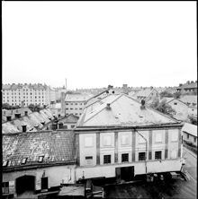 Kvarteret Täppan. Foto från h. planbalken. Hus G