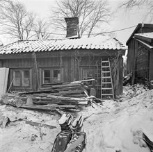 Ludvigsbergsgatan 12. Östra gårdshusets södra sida. Nuv. kv. Ludvigsberg