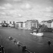 Ångbåt på Liljeholmsviken