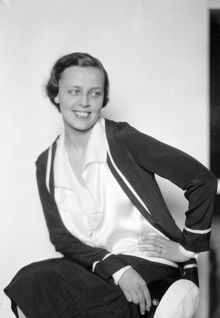 Porträtt av Andrea Andreen-Svedberg.