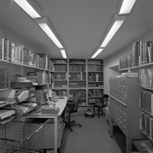 Stockholms Stadsbibliotek. Passage 334 mot väster