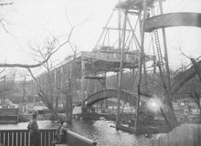 Västerbron under byggnad