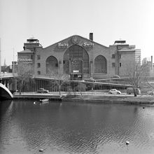 Centralsaluhallen från väster. Nu Kungsbron 23, kv. Blekholmen