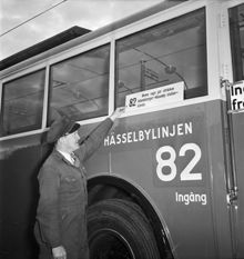 Premiär för linje 82 till Hässelby