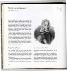 Görtzens sista dagar / Åke Abrahamsson