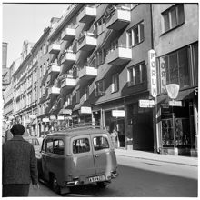 Nybrogatan norrut, nr 20, kv Järnlodet