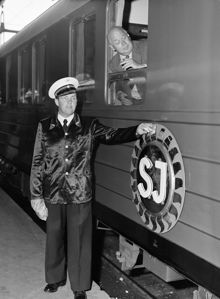 SJ:s Dollartåget, tågpersonal och passagerare