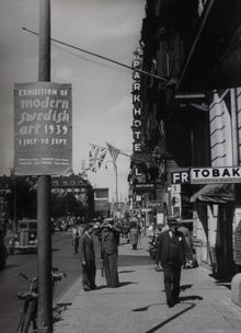 Vasagatan 1939 - Stockholms Turisttrafikförbund