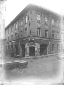 Klara Västra Kyrkogata 17. från Klara Kyrka. Odd Fellowordens hus