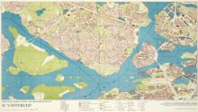 Karta "Västerled" år 1970