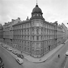 Hörnet av Tegnérgatan 26 och Holländargatan 27