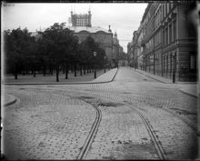 Hamngatan västerut från Kungsträdgårdsgatan