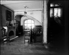 Interiör från Thielska Galleriet på Sjötullsbacken på Djurgården
