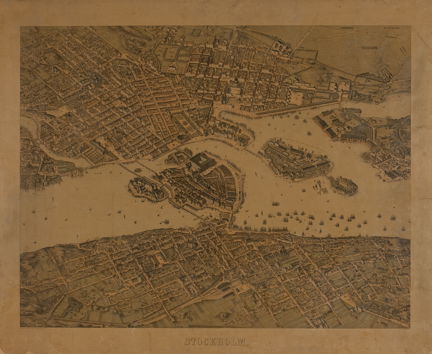 Panorama över Stockholm