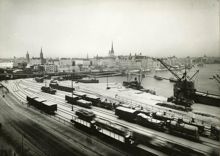 Stadsgårdshamnen: Järnvägstrafik i hamnen