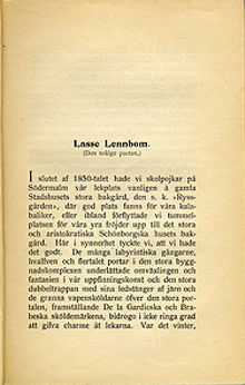 Lasse Lennbom / Adolf Hellander