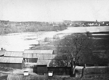 Svart/vitt fotografi från Stadsmuseet.