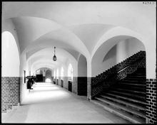 Interiör från Östermalms läroverk vid Karlavägen 47-49