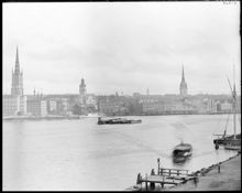 Riddarholmen och Gamla Stan från Skinnarviksbergen