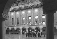 Stadshuset. Blå Hallen mot NO