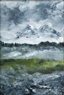 Målning av August Strindberg