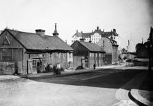 Erstagatan norrut från Åsögatan mot Folkungagatan. T.v. Erstagatan 20-14