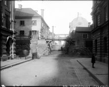 Jungfrugatan norrut från Tyskbagargatan