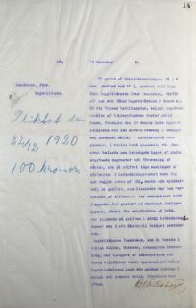 Hälsopolisen – ”svartnade degrester” och ”föroreningar af råttor” i bageri - 1920