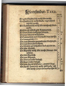 Kleensmidar-Taxa.