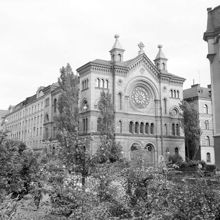 Floragatan 8, Florakyrkan eller Betesdakyrkan. T.v. Östermalmsgatan