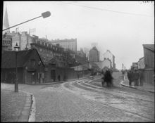 Stora Träskgatan mot norr från Engelbrektsgatan