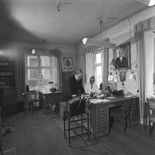 Munkbrogatan 9. AB Eug. Bussler, kött o. fläskgrossist