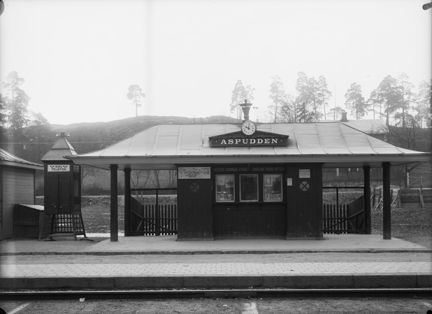 Spårvagnsstation.