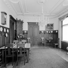 Interiör från matrummet på Karlavägen 62 hos fru Lund
