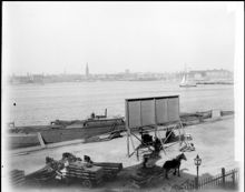 Söder Mälarstrand och Riddarfjärden nedanför Münchenbryggeriet
