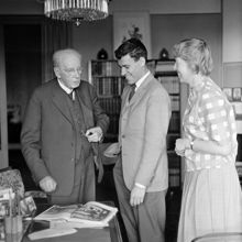 Författarna Bo Bergman och Per Wästberg