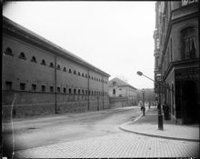 Livgardets till häst kasern mot Storgatan