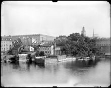 Helgeandsholmen från nordväst