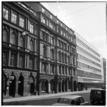 Artillerigatan 36 söderut mot Storgatan.Kv Havsfrun
