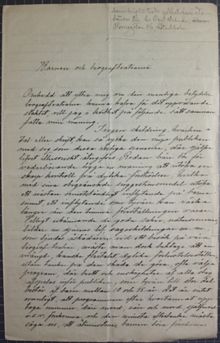 Barnen och biografteatrarna - talmanuskript 1908