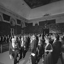 Riddarhussalen i Riddarhuset. Vitterhetsakademien