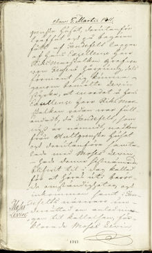 Moses Levin vittnar mot Tandefeldt efter mordet på Axel von Fersen 1810