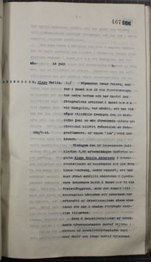 Polisrapport om Klara Emilia Anderssons stölder 1910