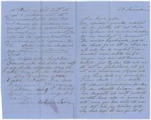 Mor saknar sin son 1868