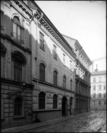 Från Majorsgatan 15 norrut mot Linnégatan.