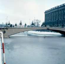 Riksbron och Riksdagshuset från Rosenbad
