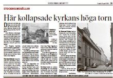 Här kollapsade kyrkans höga torn