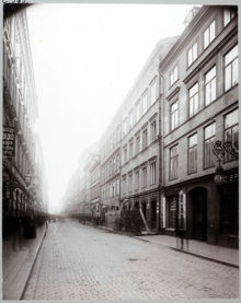 Regeringsgatan mot söder från nr 23